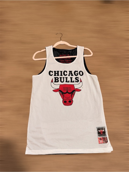 NBA Other - NBA Chicago Bulls White Red Mesh Jersey Tank Top